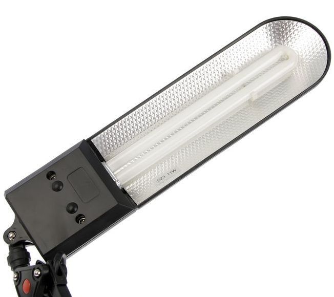 Светильник настольный ЭРА "NL-202-G23-11W-BK"