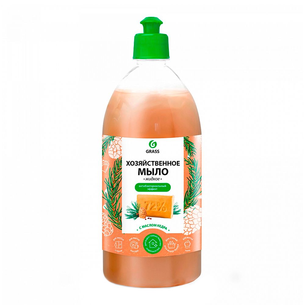 Мыло жидкое хозяйственное с маслом кедра