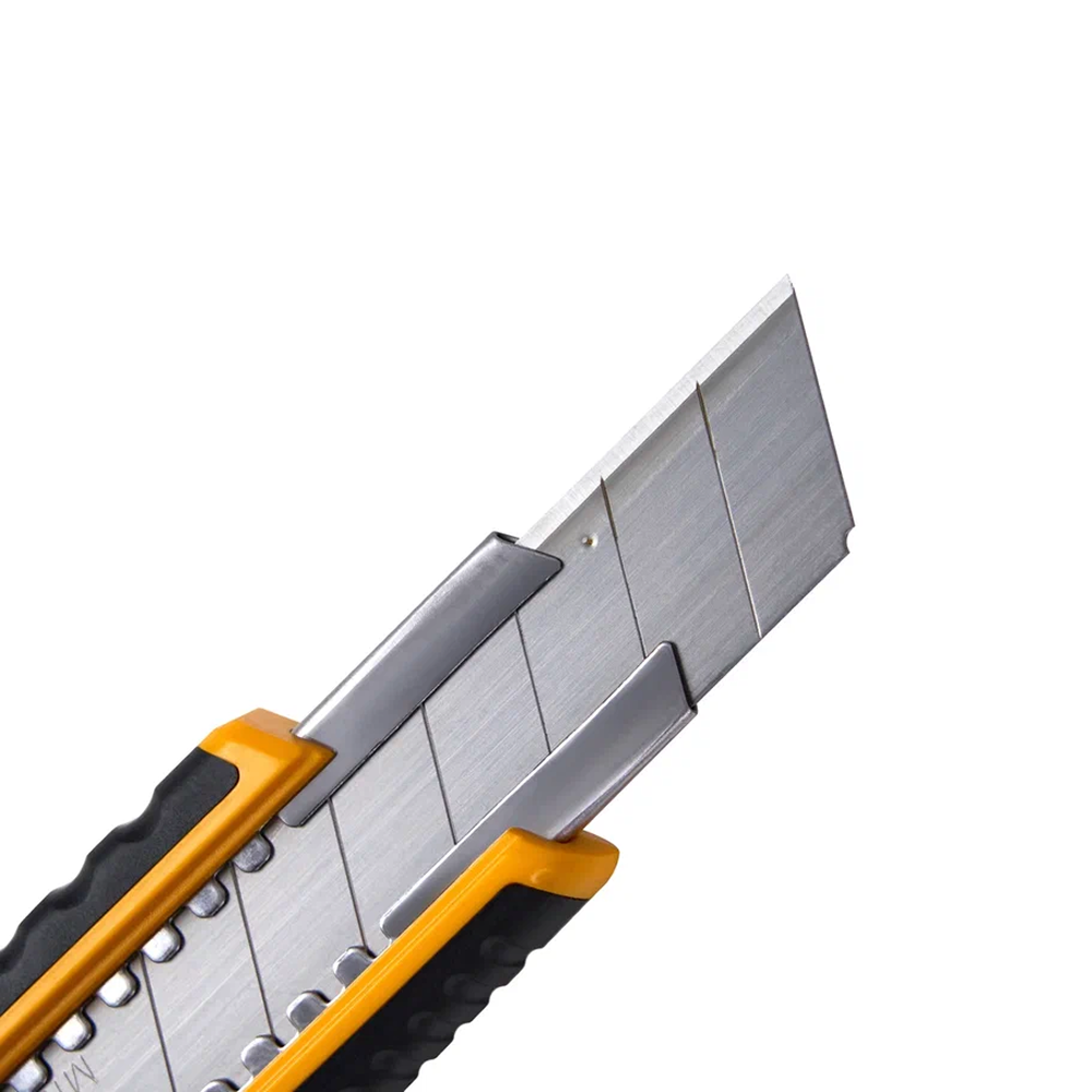 Нож строительный Miles "FA1806G/Y", 18 мм, усиленный - 9