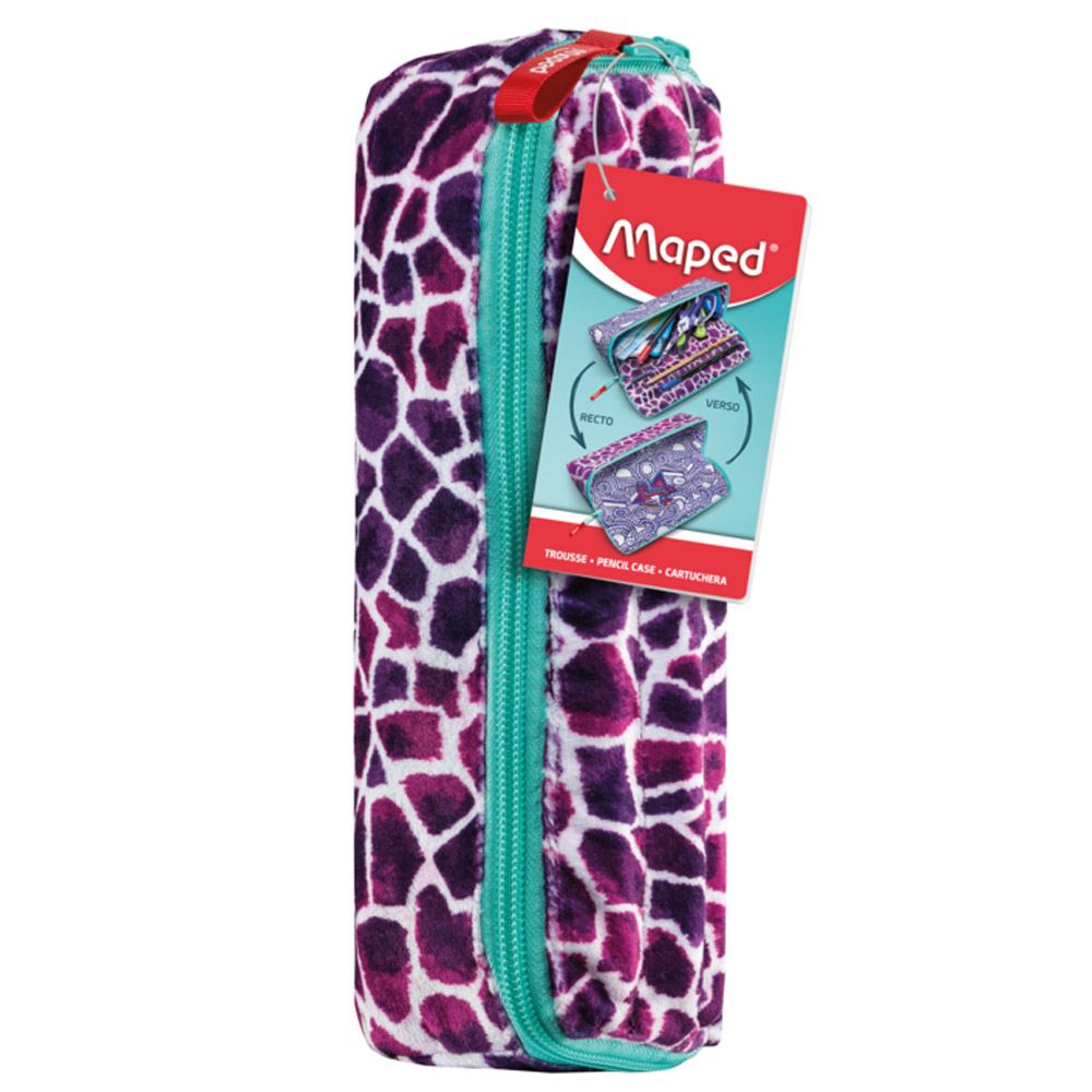 Пенал Maped "Open XXL", 1 отделение, розовый, белый - 8