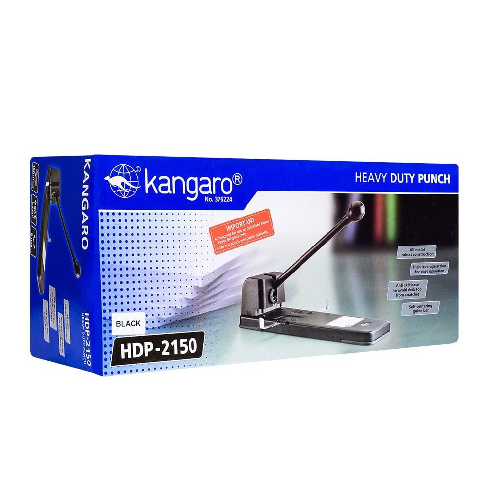Дырокол Kangaro "HDP-2150", 150 листов, ассорти - 3