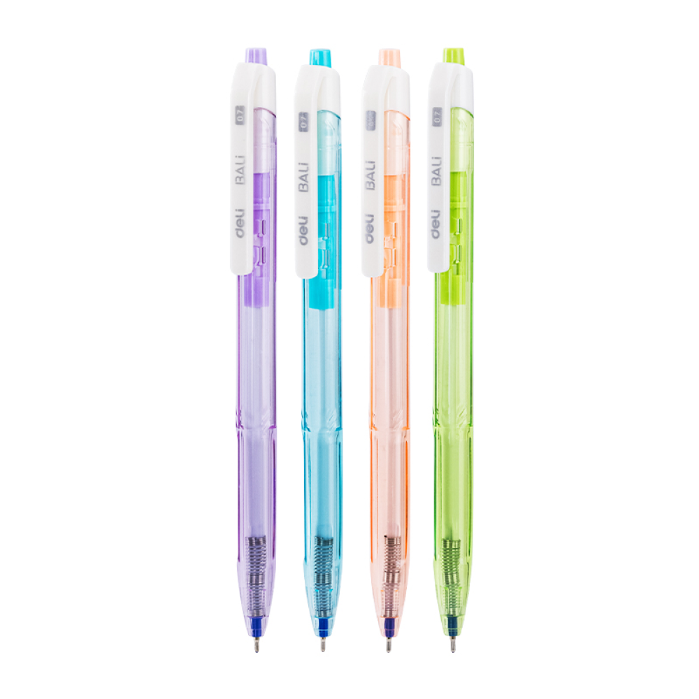 Набор ручек шариковых "Deli EQ02836-4BL"