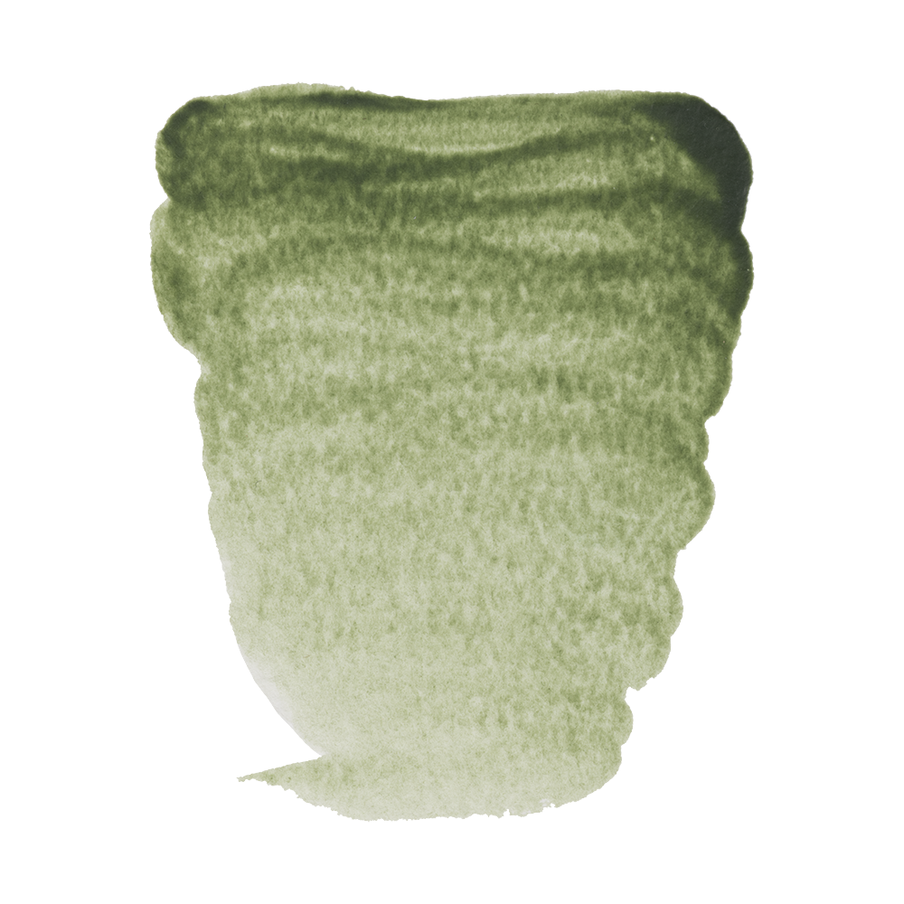 Краски акварельные "Rembrandt", 629 зелёная земля, кювета - 2