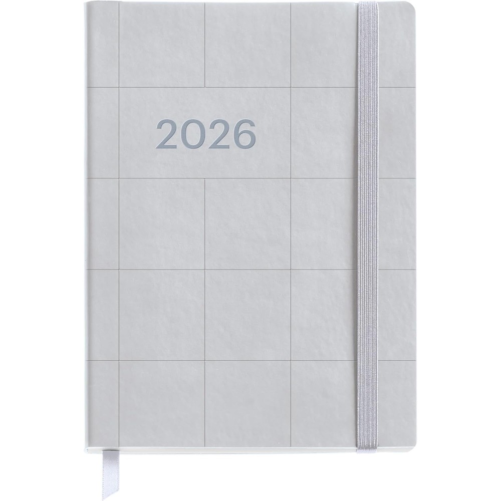 Ежедневник датированный "Basic Squares. Silver" 2026