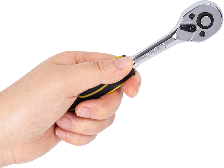 Набор торцевых ключей "Deli" EDL0012T,12 предметов, 5-14 мм, желтый, серебристый - 7