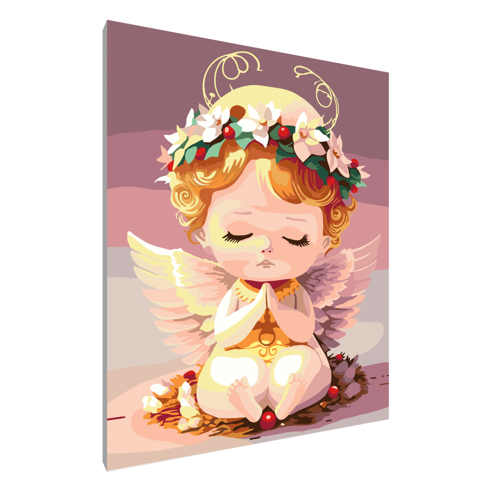 Картина по номерам "Ангелочек"