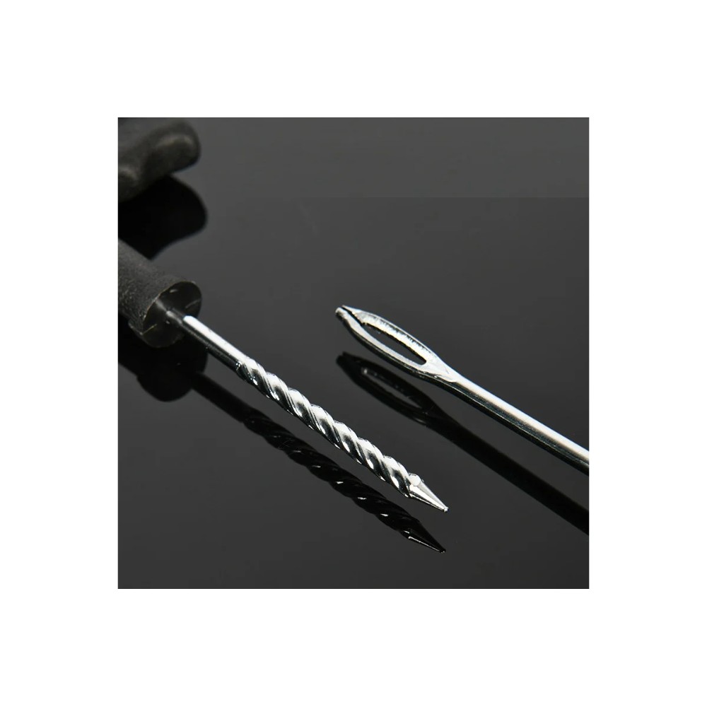 Комплект для ремонта шин Deli YS EDL120001, 7 предметов, черный - 3