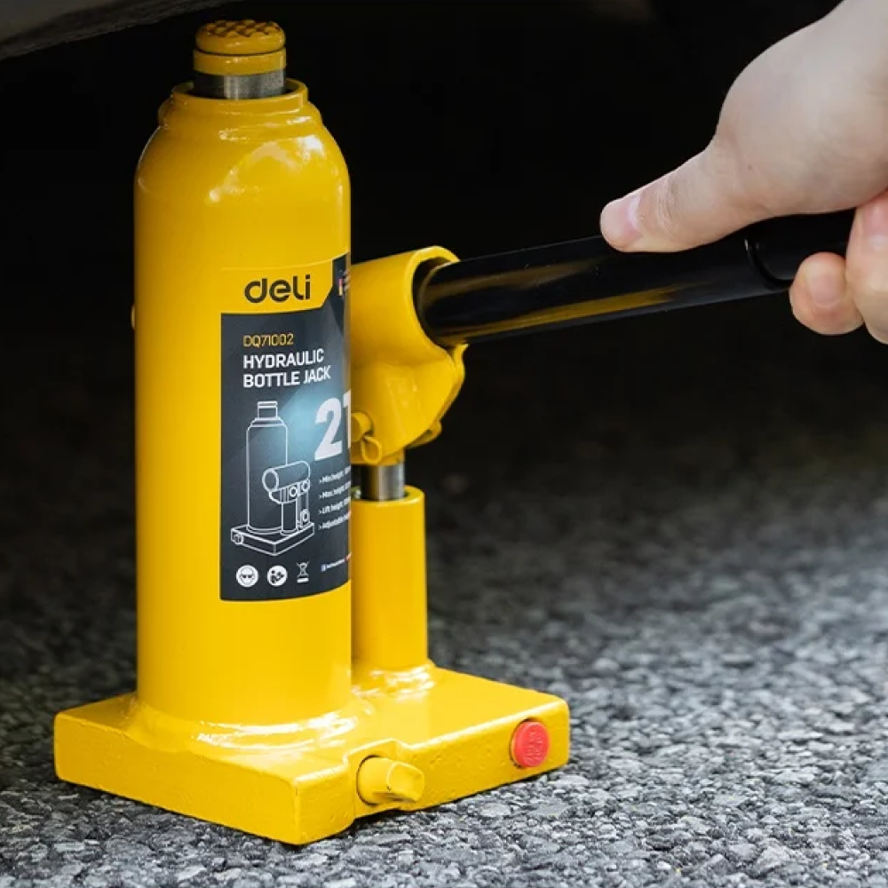 Домкрат бутылочный Deli YS EDQ71002, 2 т - 8