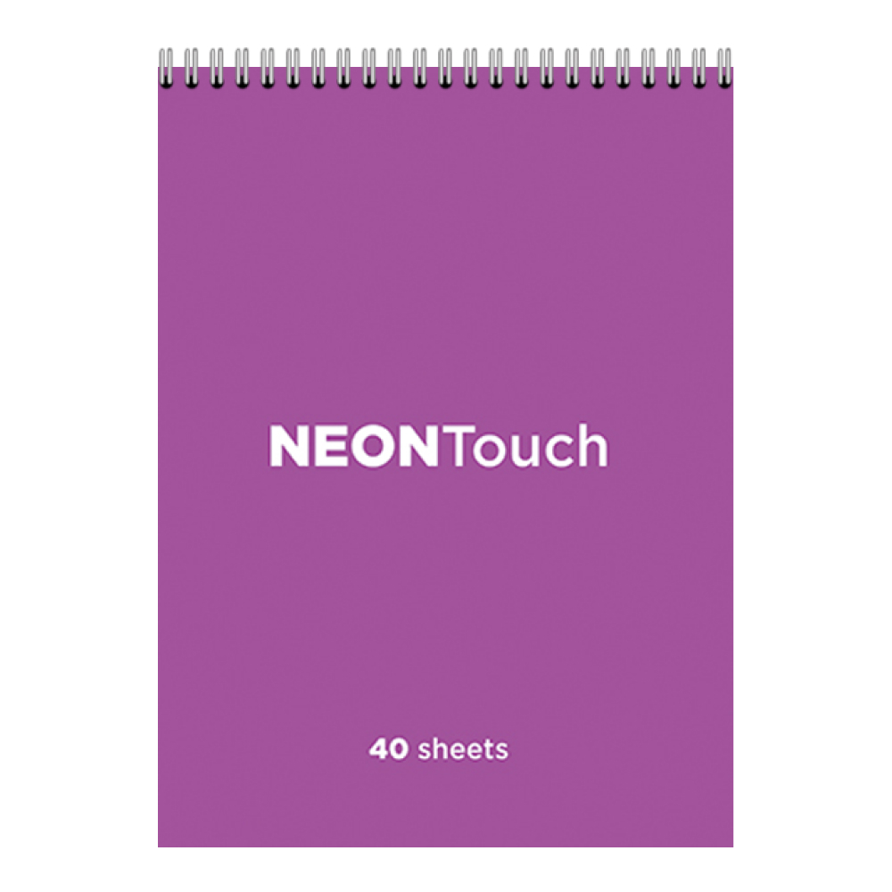 Блокнот "НеонТач-Микс", А7, 40 листов, клетка, ассорти