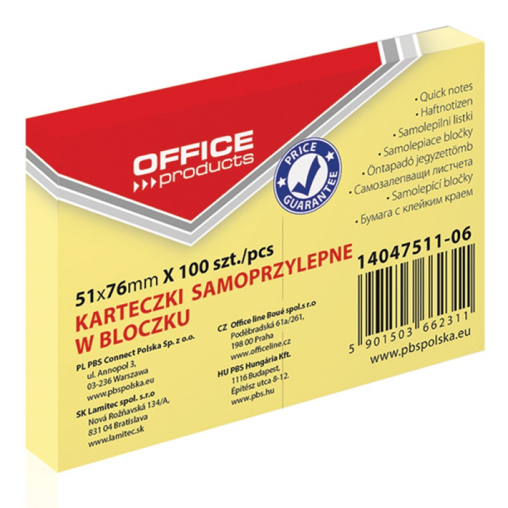 Бумага для заметок "Office products"
