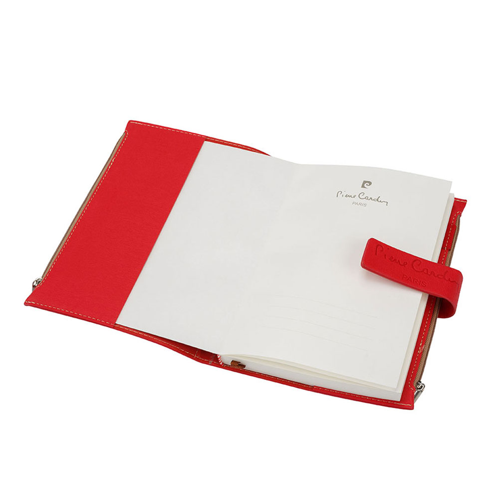 Книга записная "Pierre Cardin", А5, 256 листов, линованный, красный - 4