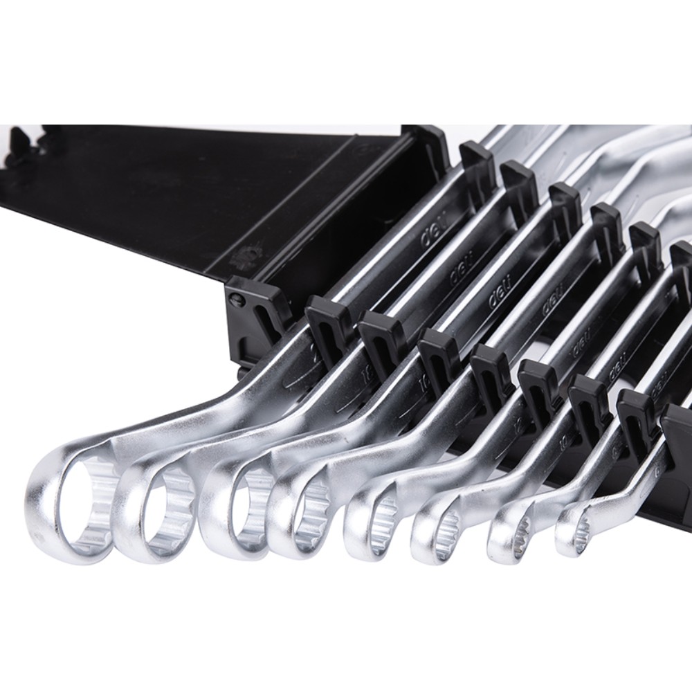 Набор накидных ключей "Deli" EDL150008A, 8 предметов, серебристый