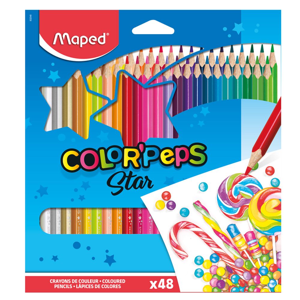 Цветные карандаши Maped "Color Peps", 48 цветов