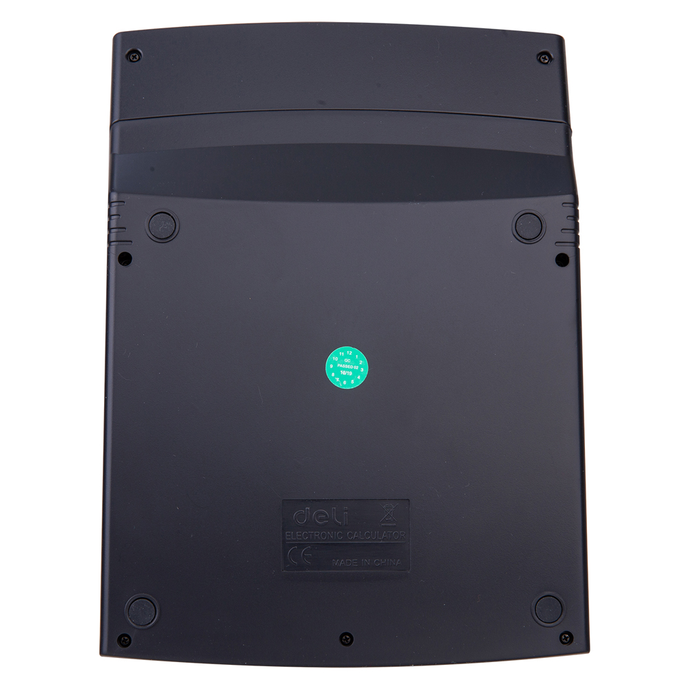 Калькулятор настольный Deli "E39229", 14-разрядный, серебристый, черный - 4