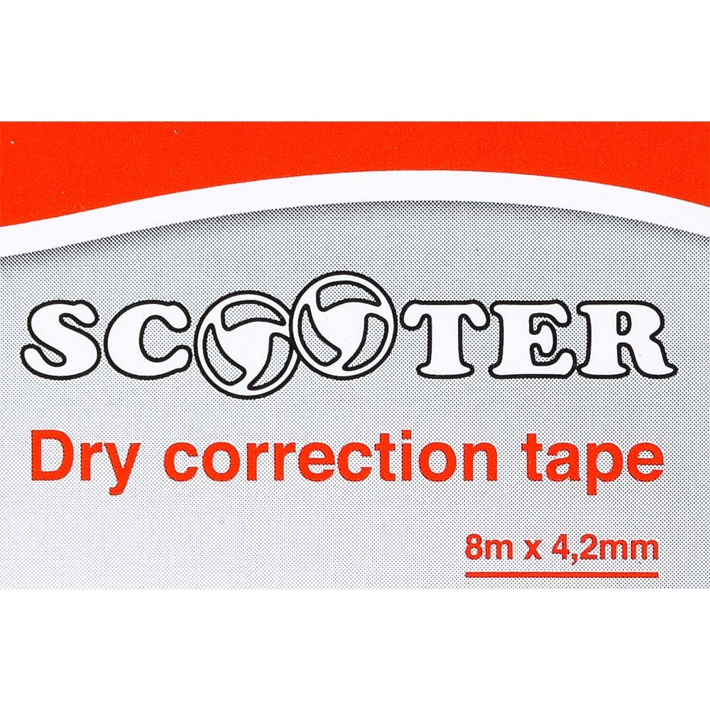 Корректирующий роллер "Scooter", лента, 4.2x8 мм/м