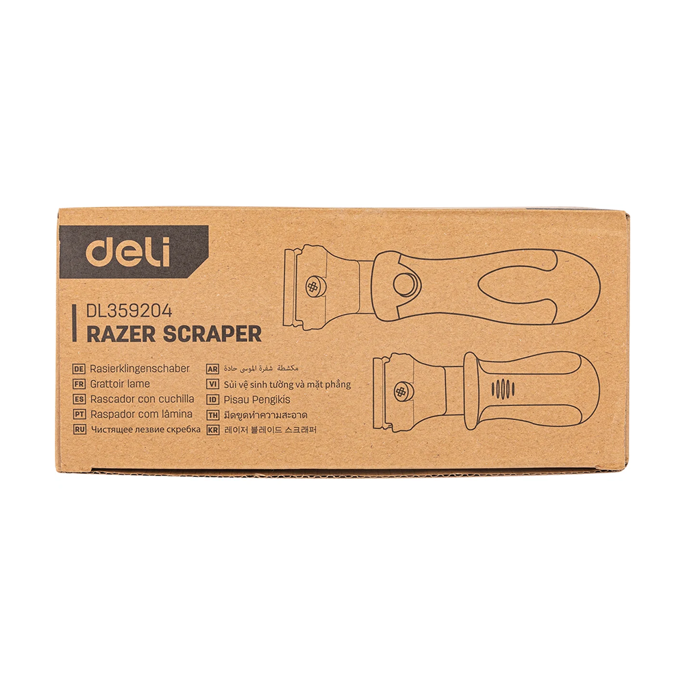 Набор скребков Deli YS EDL359204, 105 x 50 мм, 2 шт., 10 лезвий в комплекте - 11