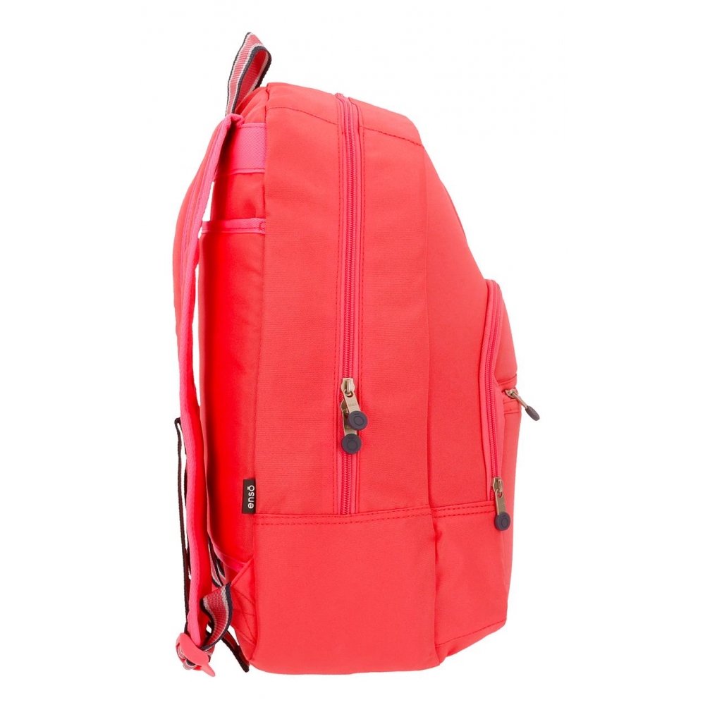 Рюкзак молодежный Enso "Basic" L, коралловый