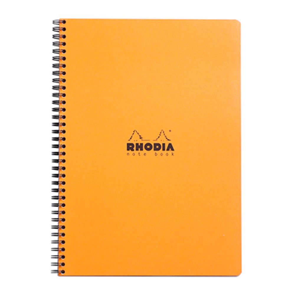 Блокнот "Rhodia", А4+, 80 листов, клетка, оранжевый