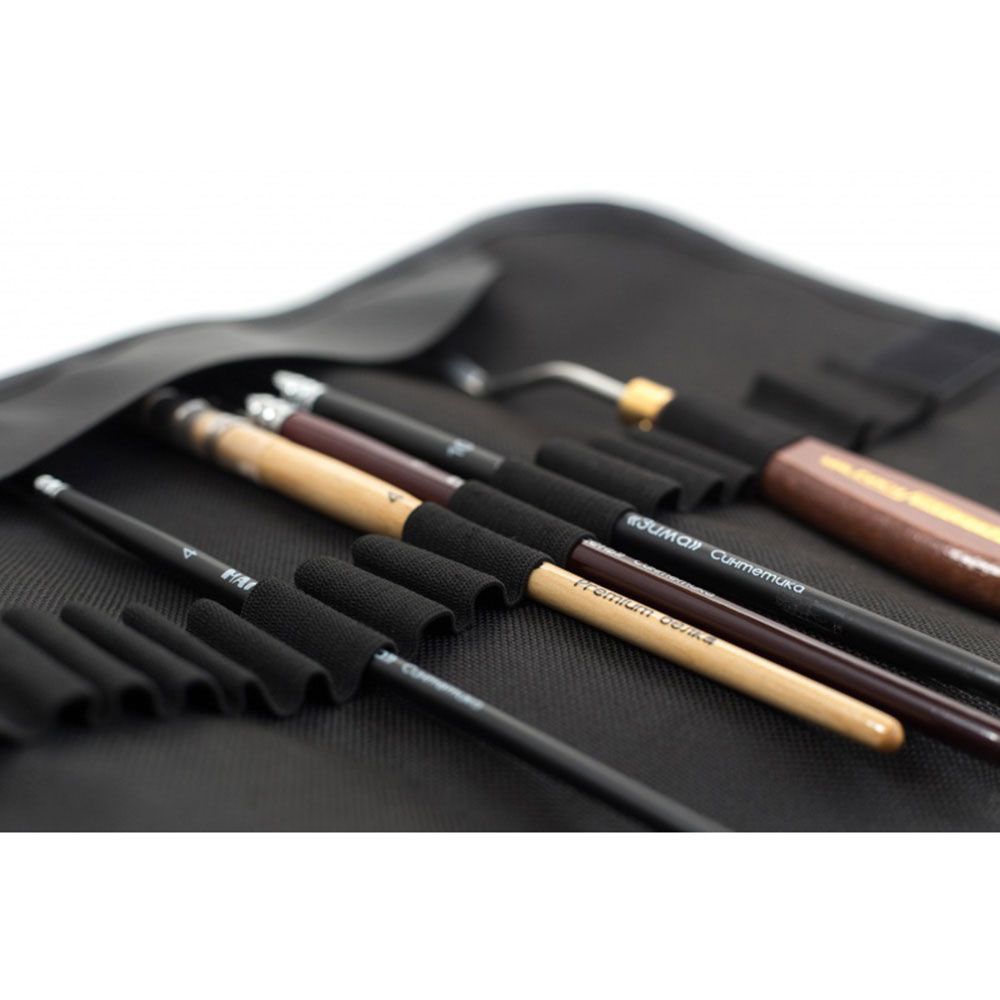 Пенал-органайзер "Малевичъ" для кистей, 26х48, черный