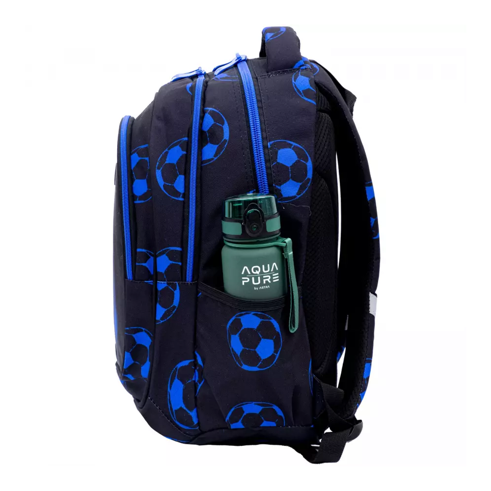 Рюкзак школьный "Neo Blue Football", черный 
