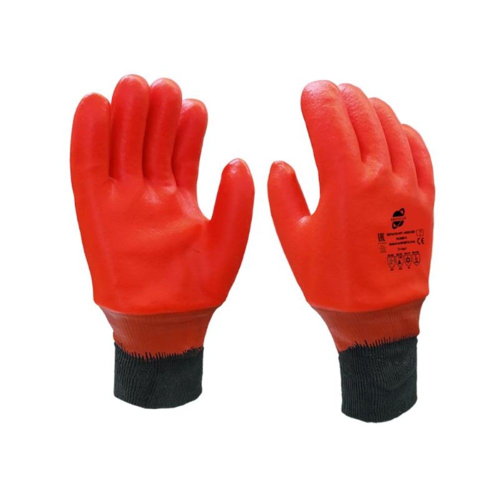 Перчатки трикотажные нефтеморозостойкие Arcticus, оранжевый 