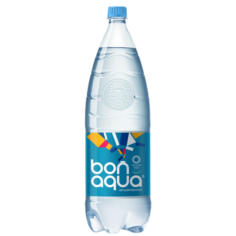 Вода питьевая "Bonaqua", негазированная, 2 л