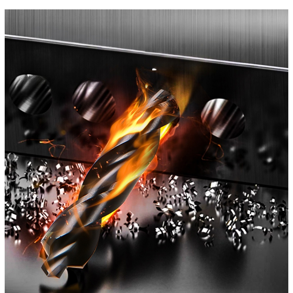 Сверло по металлу Deli RS EDH-MHZ050-E4, 5.0 мм, DIN 338, HSS-TiN - 6