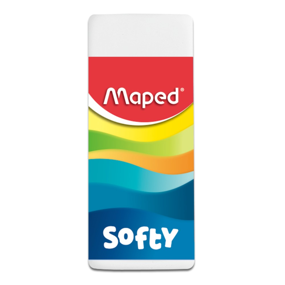 Ластик Maped "Softy", 1 шт, белый, (021529)