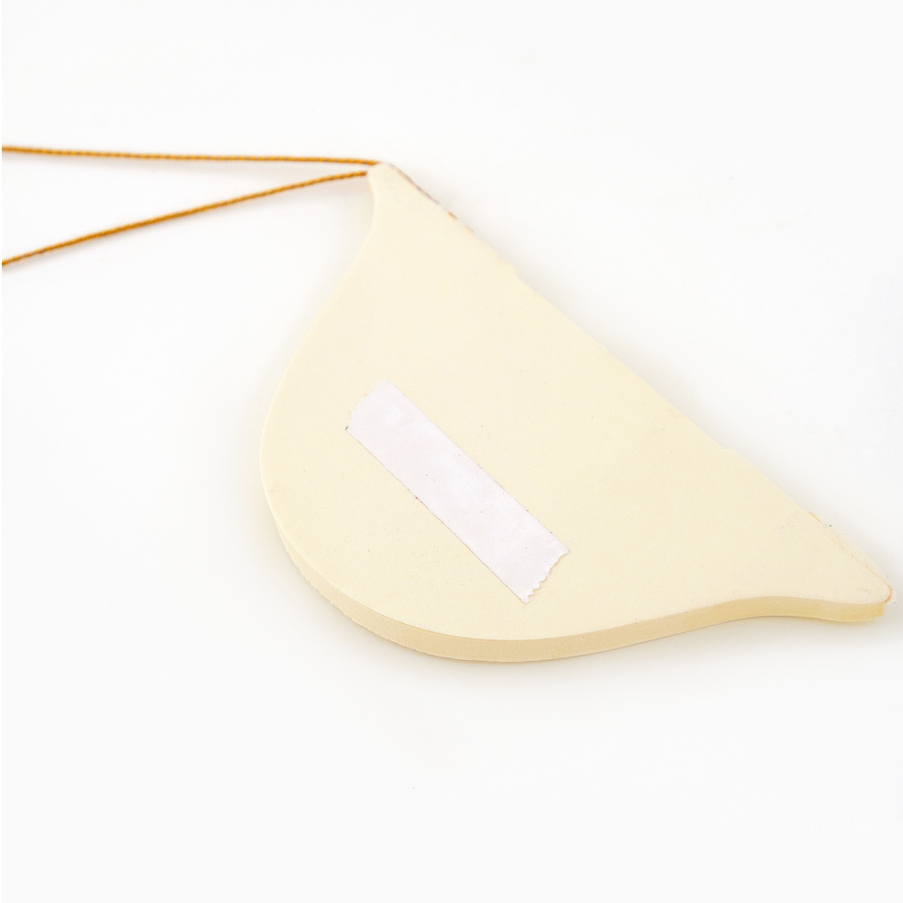 Игрушка бумажная елочная "10888062", 5 шт, бежевый