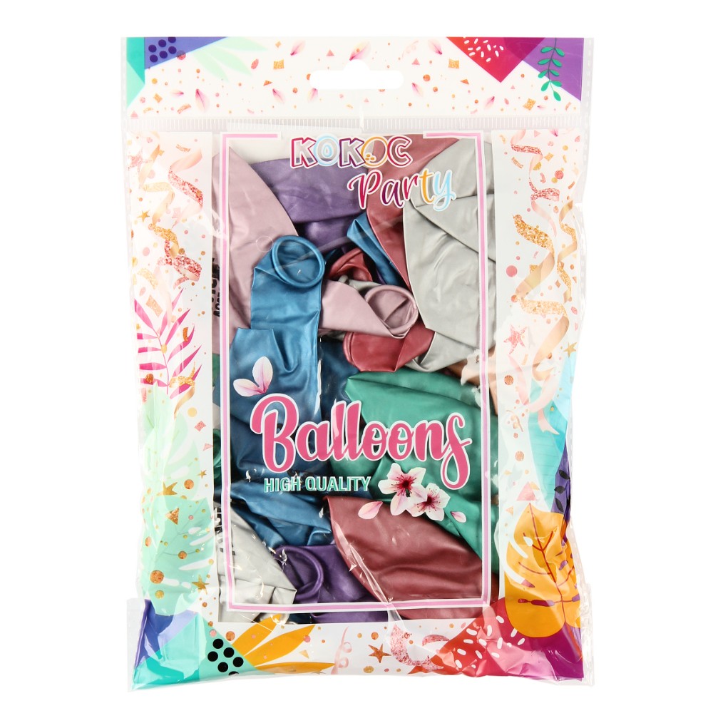 Шар воздушный "Пожелания", 25 шт, с рисунком, ассорти