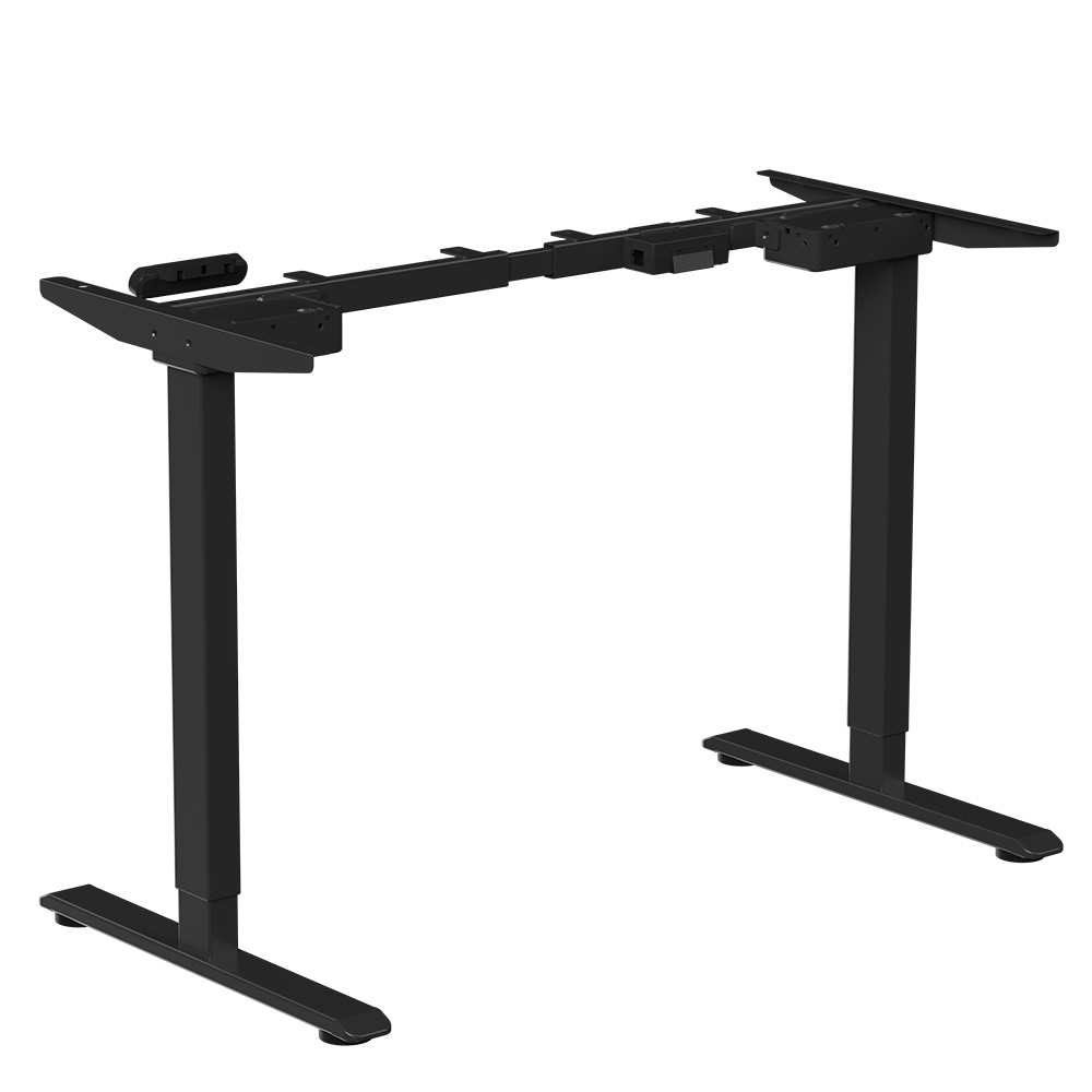Стол с электроприводом WellDesk Prime 1300x675х18 черный/дуб санта-фе винтаж (9191461+9178196) - 5