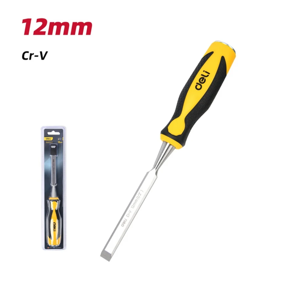 Стамеска Deli DL6212-E1, 12 мм, желтый - 2