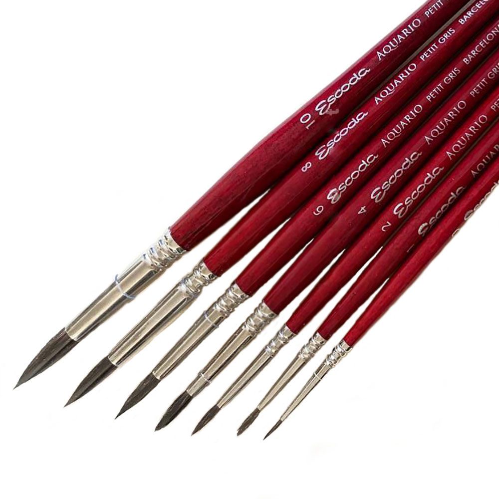 Кисть "Escoda Aquario 1125", белка, круглая