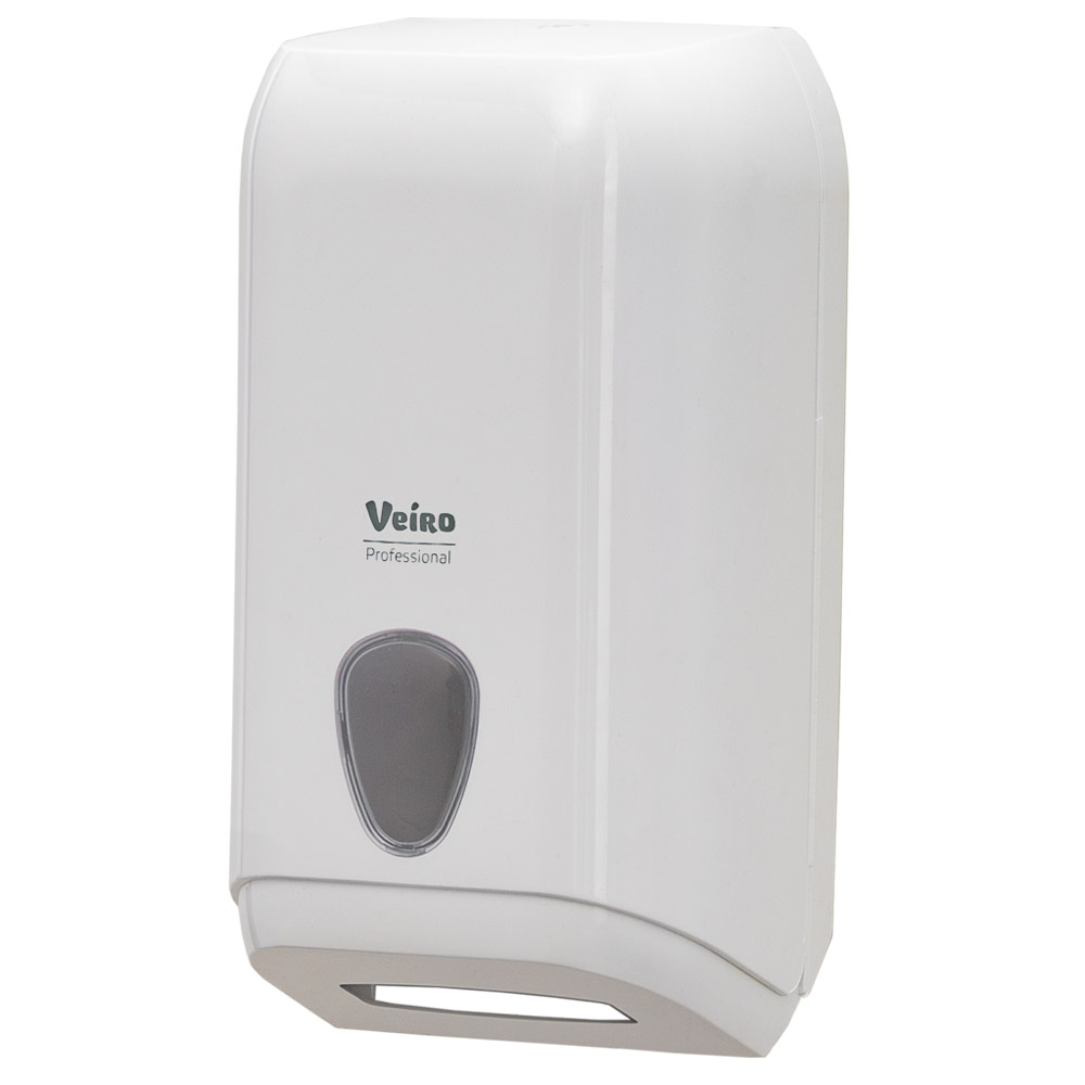 Диспенсер Veiro Professional "L-ONE" для туалетной бумаги листовой, белый