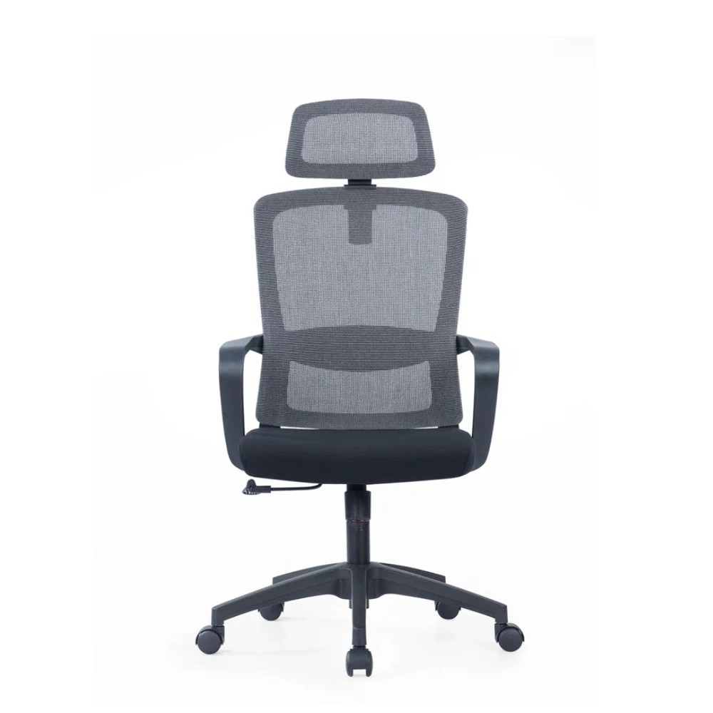 Кресло для руководителя SitZone U-060A, сетка, ткань, черный, пластик - 2