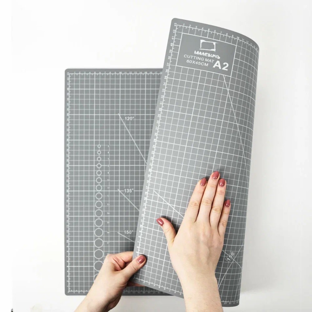 Коврик для резки "Малевичъ", А2, пятислойный, серый - 8