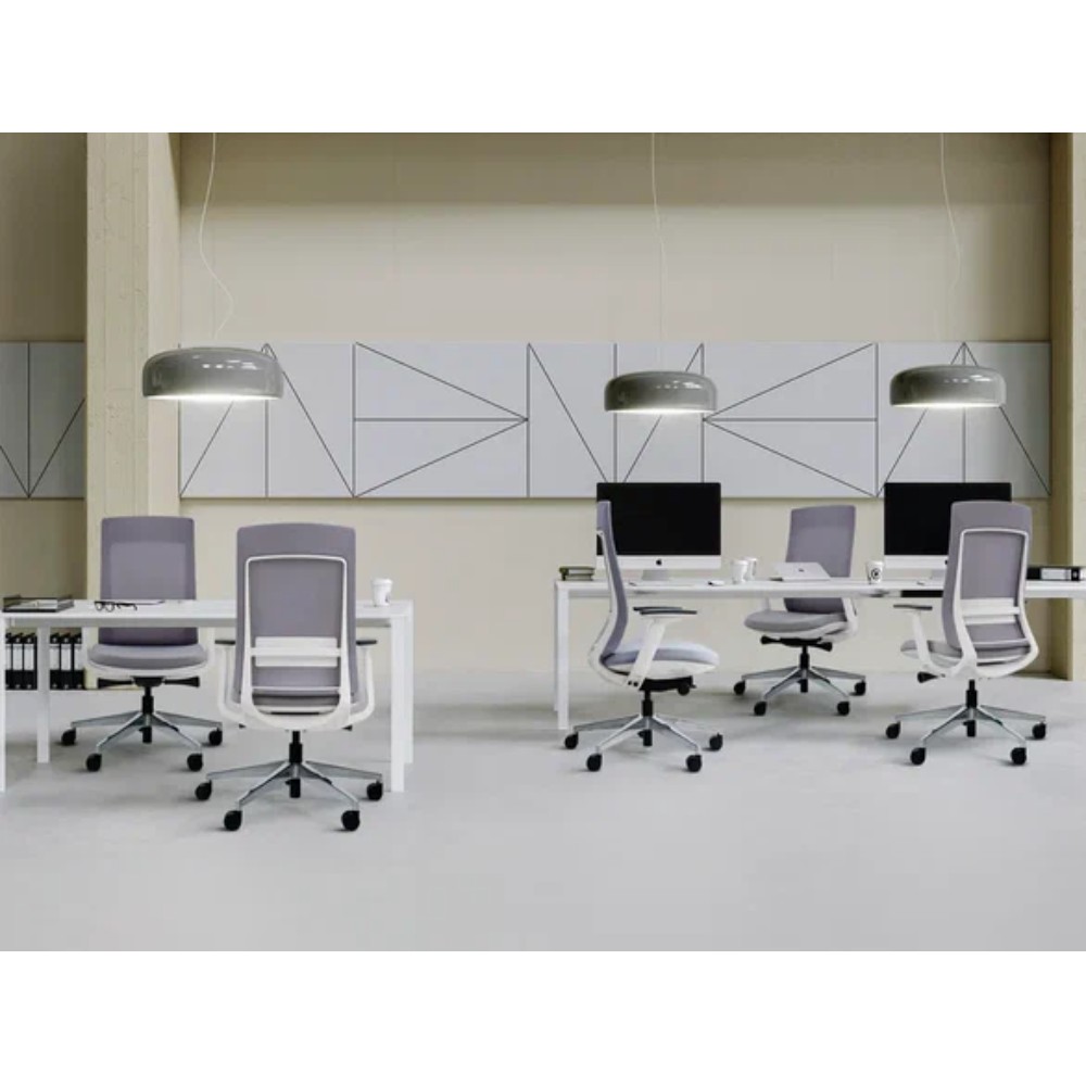 Кресло компьютерное SitZone E-VL002A, сетка, ткань, пластик, черный - 11