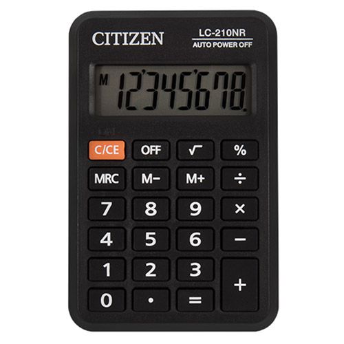 Калькулятор карманный Citizen "LC-210 NR"
