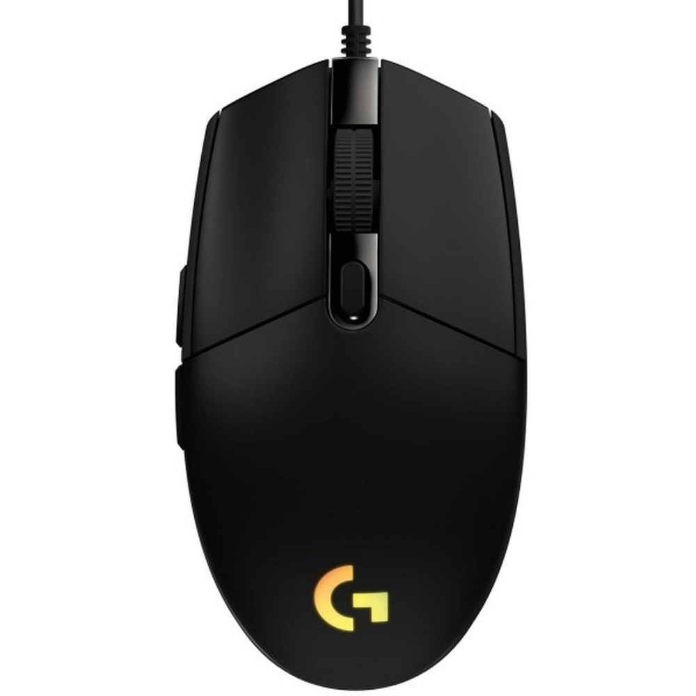 Мышь LOGITECH "G102 LIGHTSY (910-005808)", проводная, 8000 dpi, 6 кнопок, черная