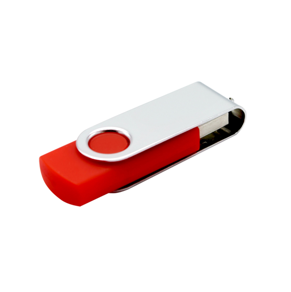 USB Flash 2.0 16 Gb VDF-008, пластик, метал, красный  