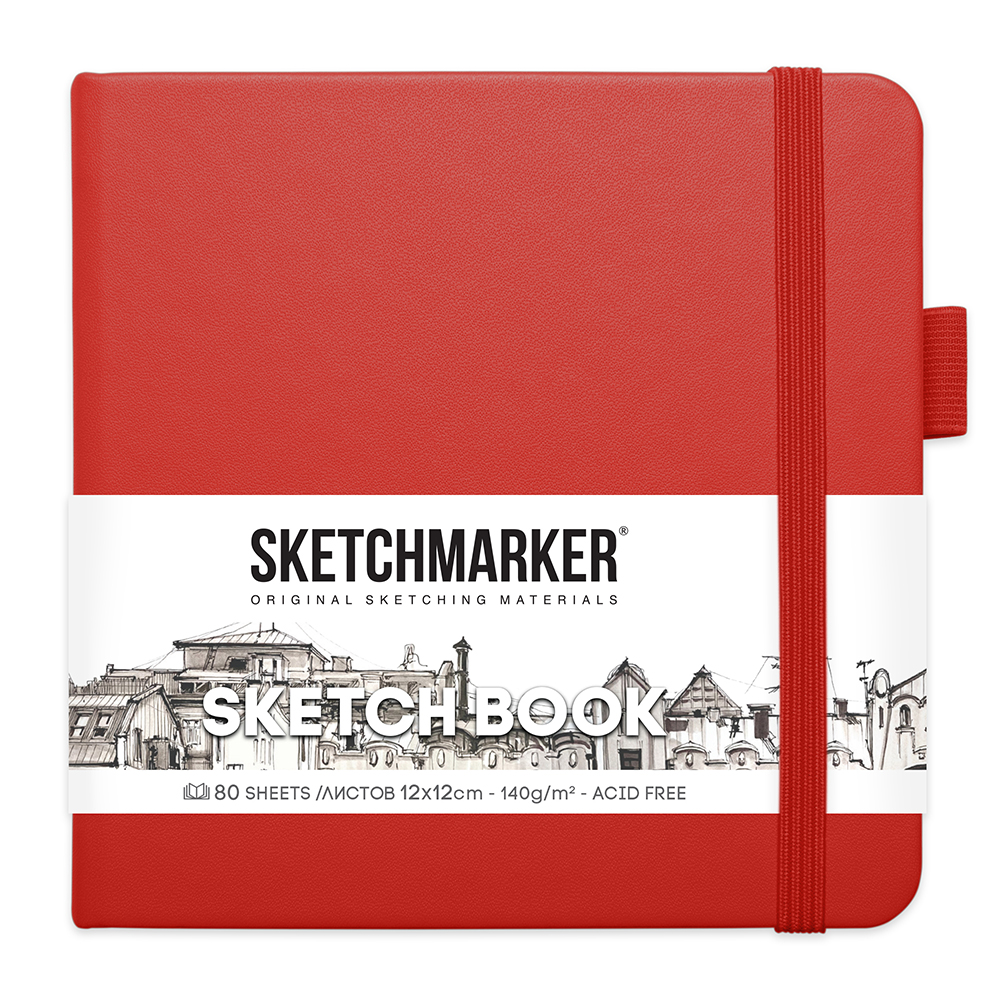 Скетчбук "Sketchmarker", 12x12 см