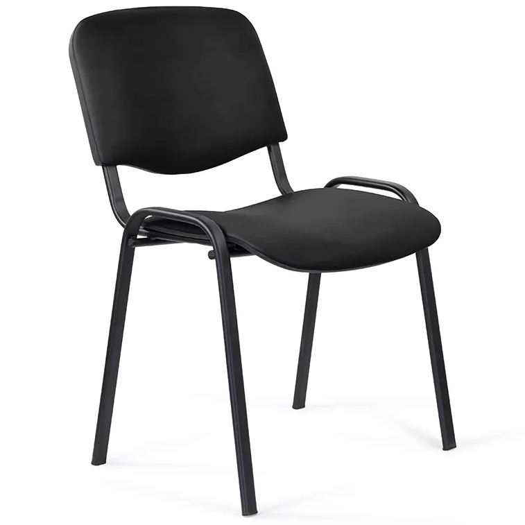 Стул для посетителей ИЗО BLACK, ткань, черный C-11