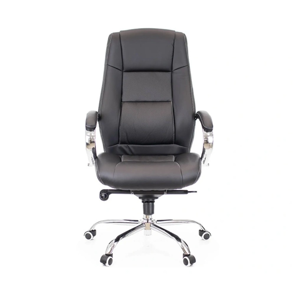 Кресло для руководителя "Kron", экокожа, металл, черный - 2