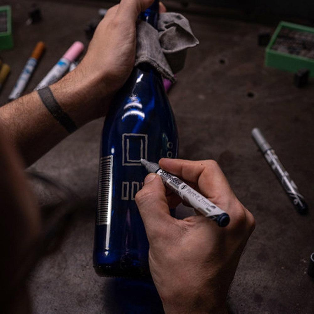 Маркер жидкий хром "Paint-It 060", 0.8 мм, хром металлик - 8