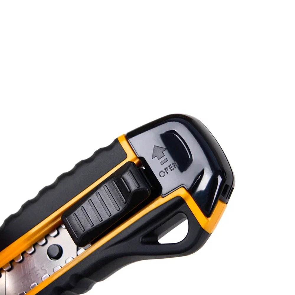 Нож строительный Miles "FA1806G/Y", 18 мм, усиленный - 6