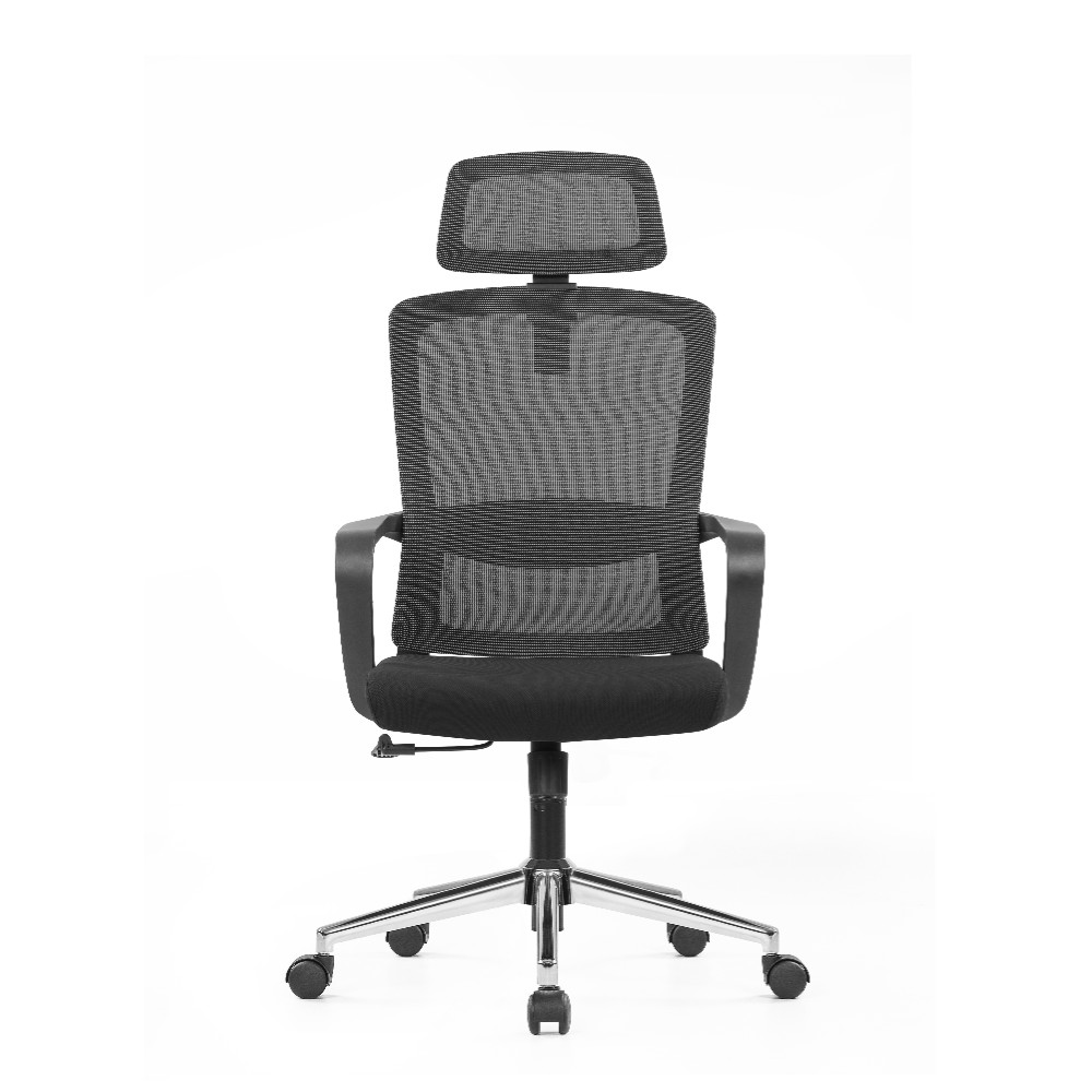 Кресло компьютерное SitZone U-060A, сетка, ткань, черный - 5
