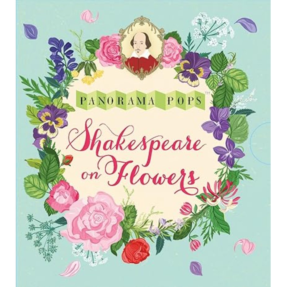 Книга на английском языке "Panorama Pops, Shakespeare on Flowers"
