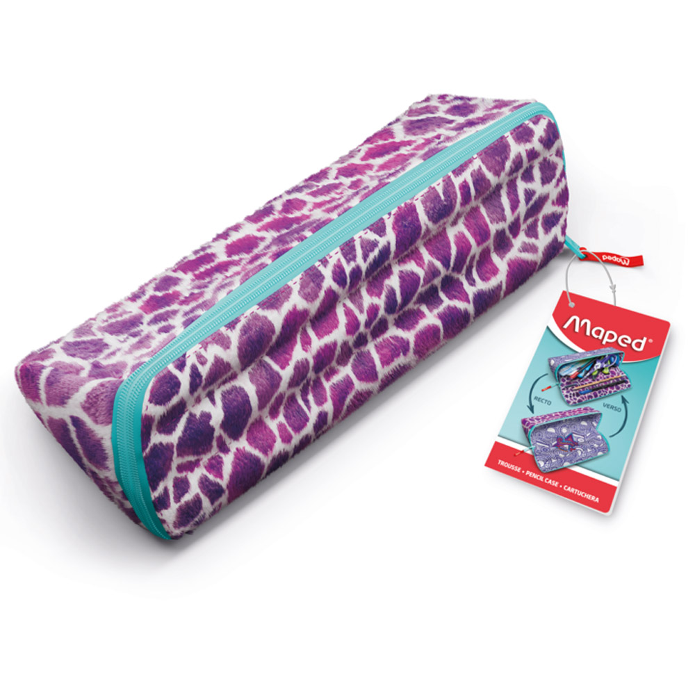 Пенал Maped "Open XXL", 1 отделение, розовый, белый - 7