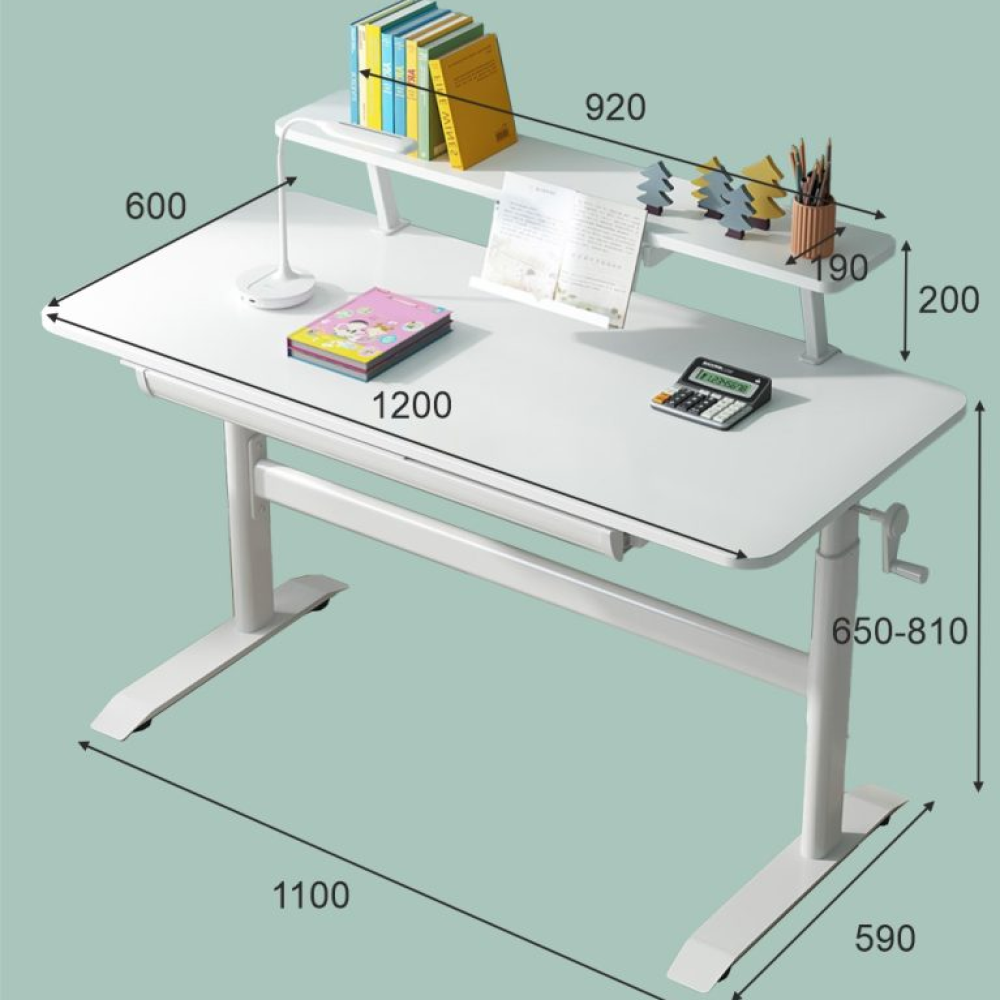 Стол детский регулируемый EVERPROF "Kids table 2", белый - 2