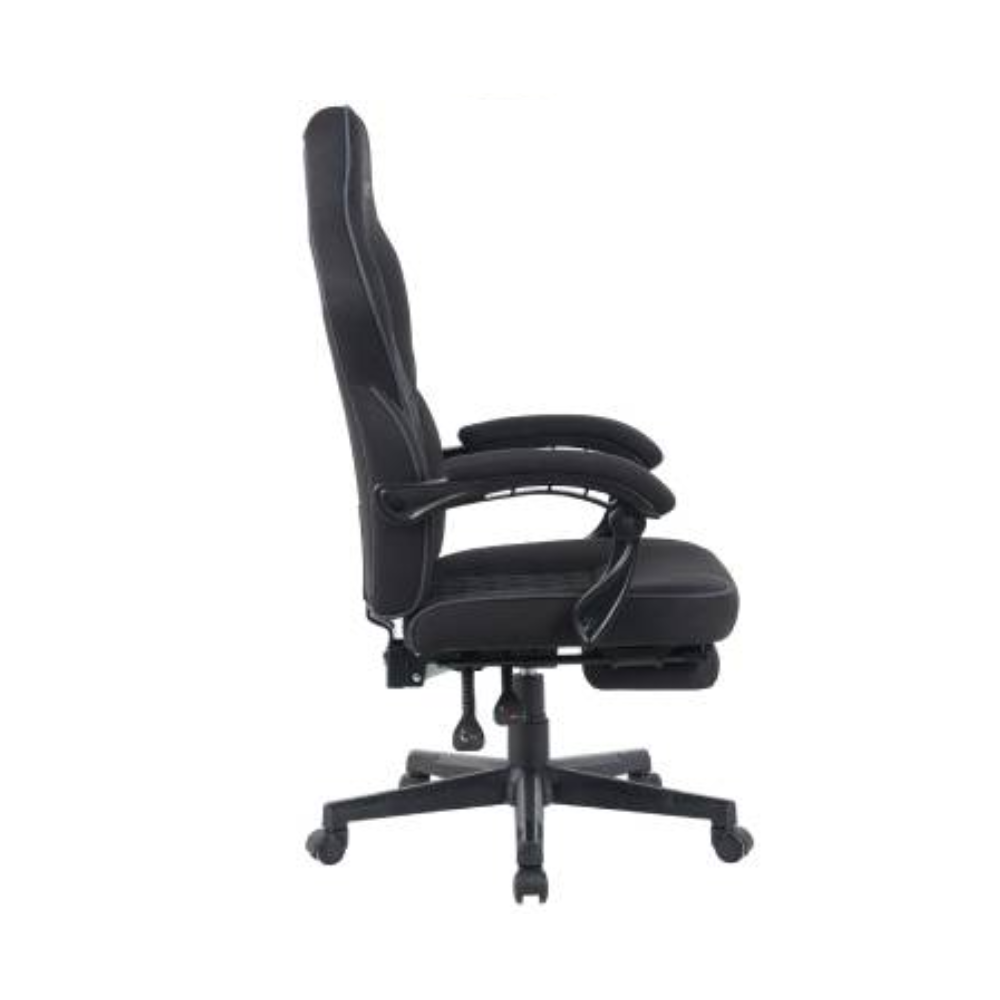 Кресло игровое BRAVE WS-5-1 Wong Black, ткань, черный - 3
